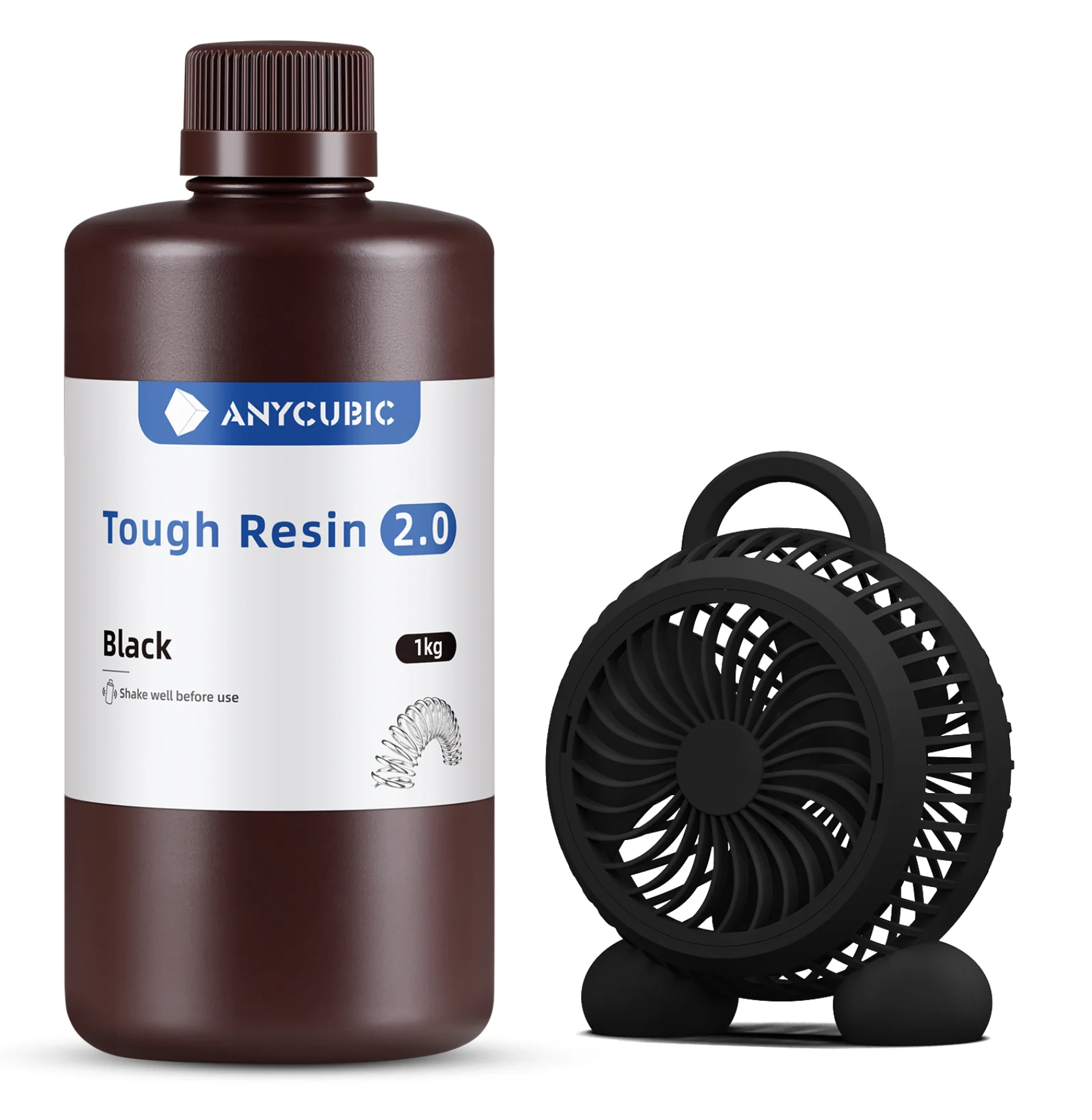 Levně Anycubic Tough resin 2.0 černý 1 kg