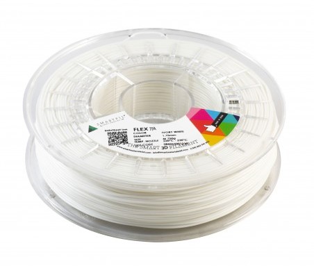 Levně FLEX filament bílý Ivory 1,75 mm 750 g Smartfil 77A