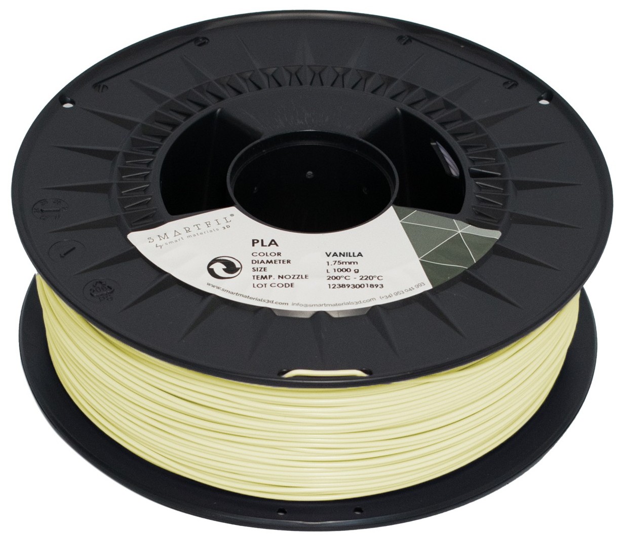 Levně PLA filament vanilkový 1,75 mm Smartfil 1 kg