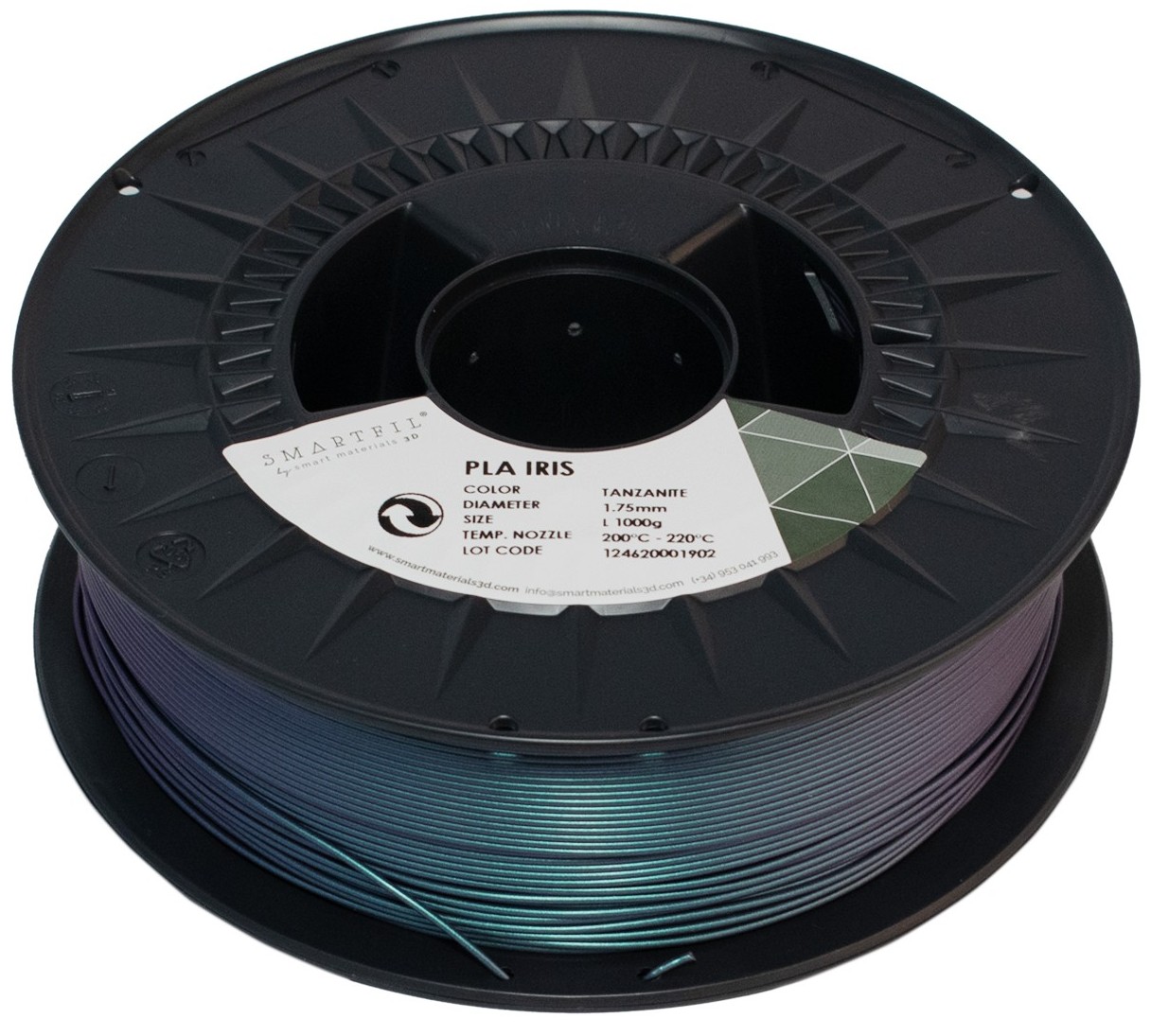Levně PLA filament Iris Tanzanite 1,75 mm Smartfil 1 kg