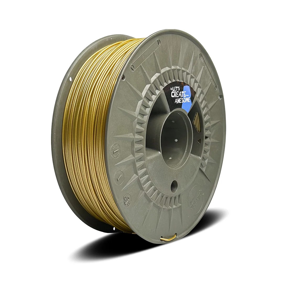 Levně PLA filament Extrafill Gold Happens 1,75 mm 1 kg Fillamentum
