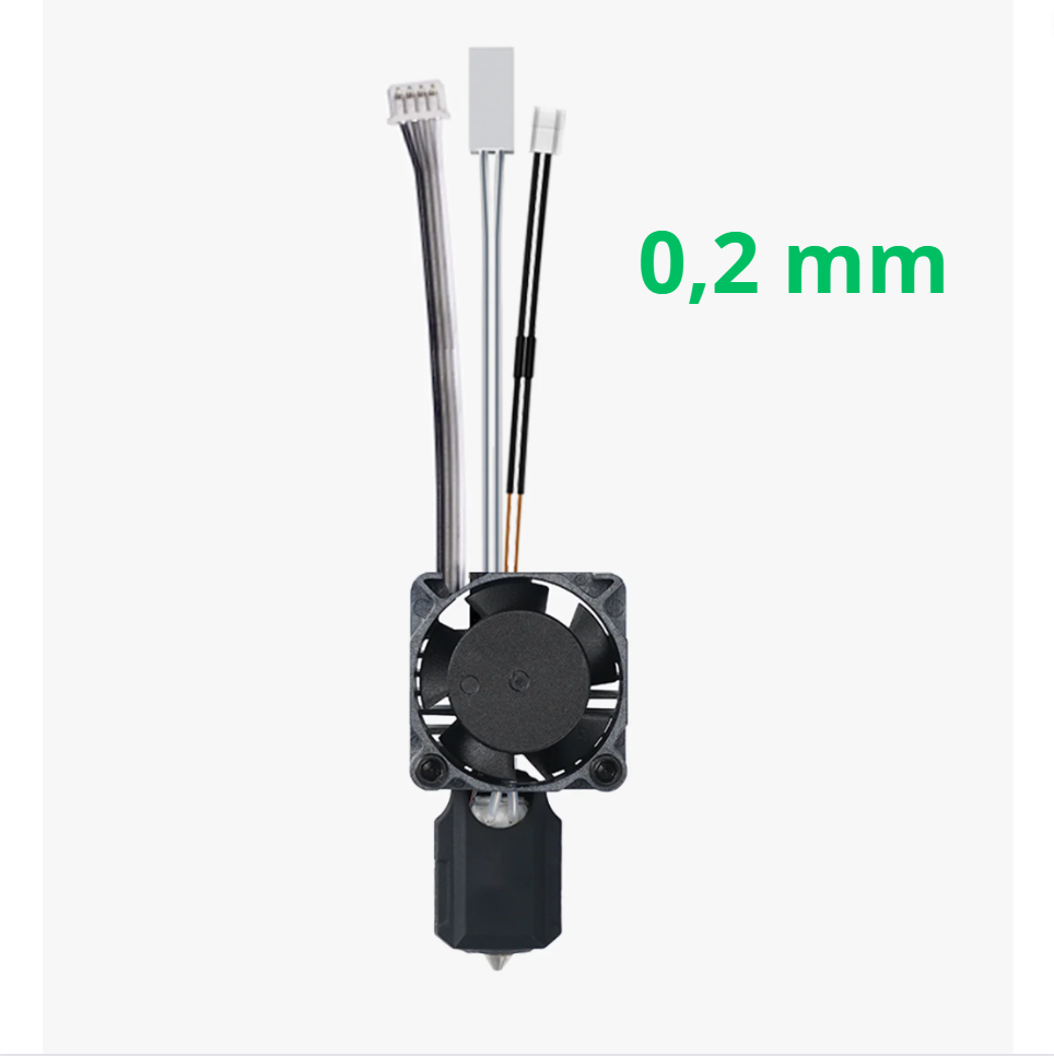 Levně Bambu Lab Kompletní hotend 0,2 mm Stainless Steel pro Bambulab X1E