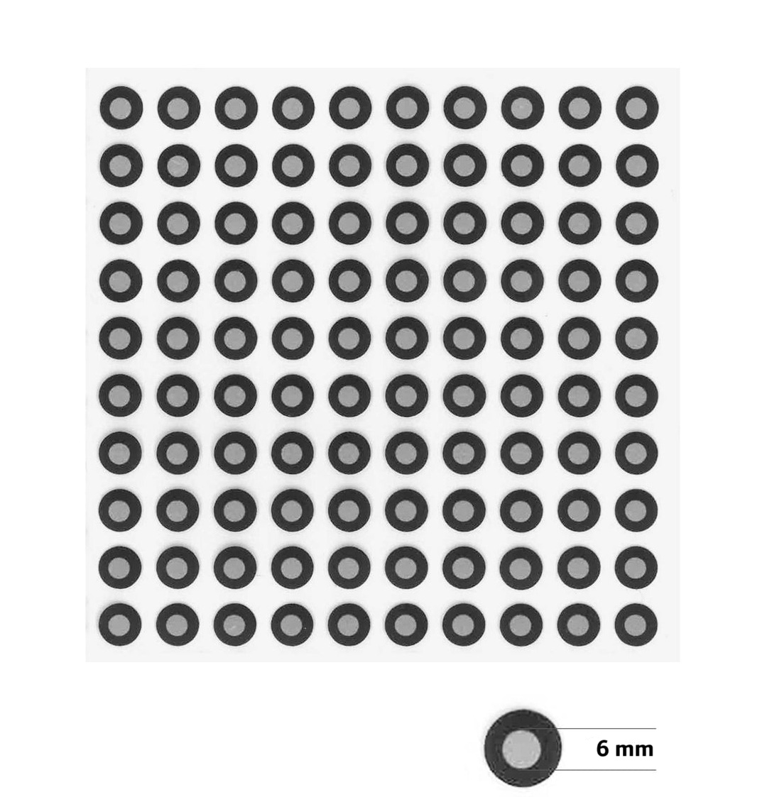 Levně Markery pro 3D skenování, 6 mm, 500 ks