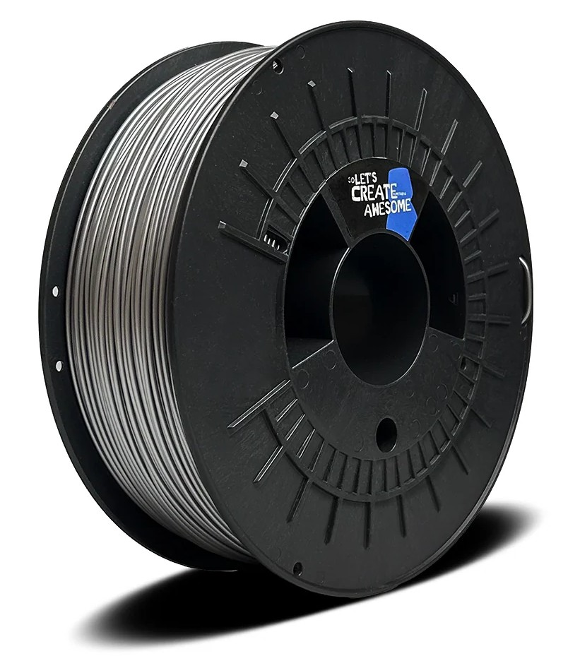 Levně PLA filament Extrafill Metallic Grey 1,75 mm 1 kg Fillamentum