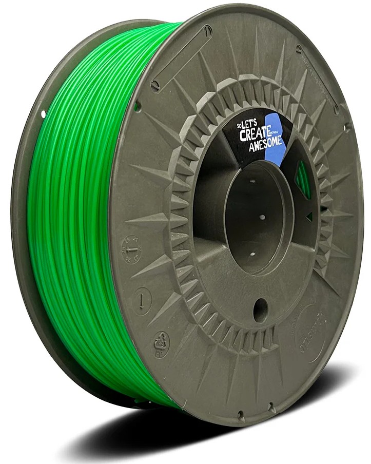 Levně PLA filament Extrafill Luminous Green 1,75 mm 1 kg Fillamentum