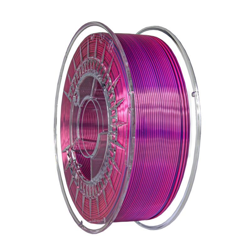 Levně DUAL SILK filament Pink Pearl-Violet 1,75 mm Devil Design 1 kg