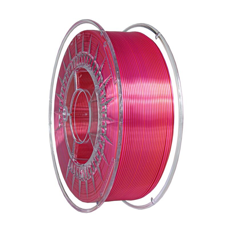 Levně DUAL SILK filament Pink Pearl-Orange 1,75 mm Devil Design 1 kg