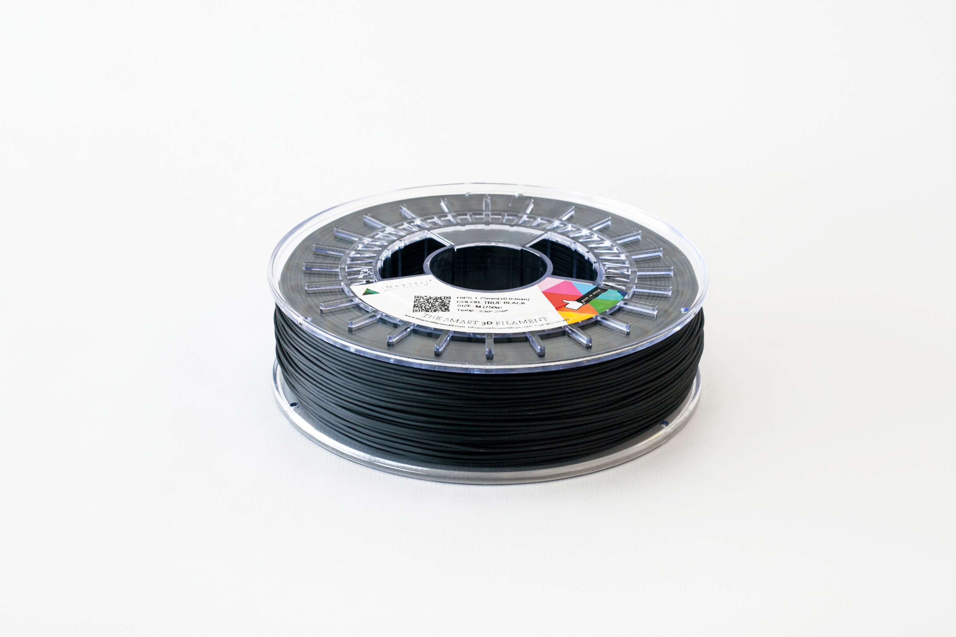 Levně HIPS filament černý 1,75 mm Smartfil 1 kg