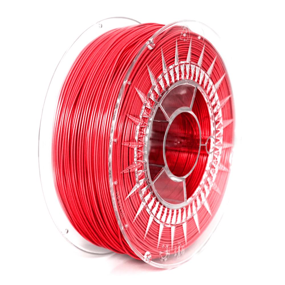 Levně ABS+ filament 1,75 mm červený Devil Design 0,8 kg