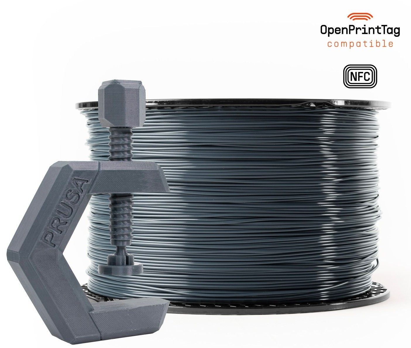 Levně Prusa Research Prusament PETG Anthracite Grey 2 kg (NFC)