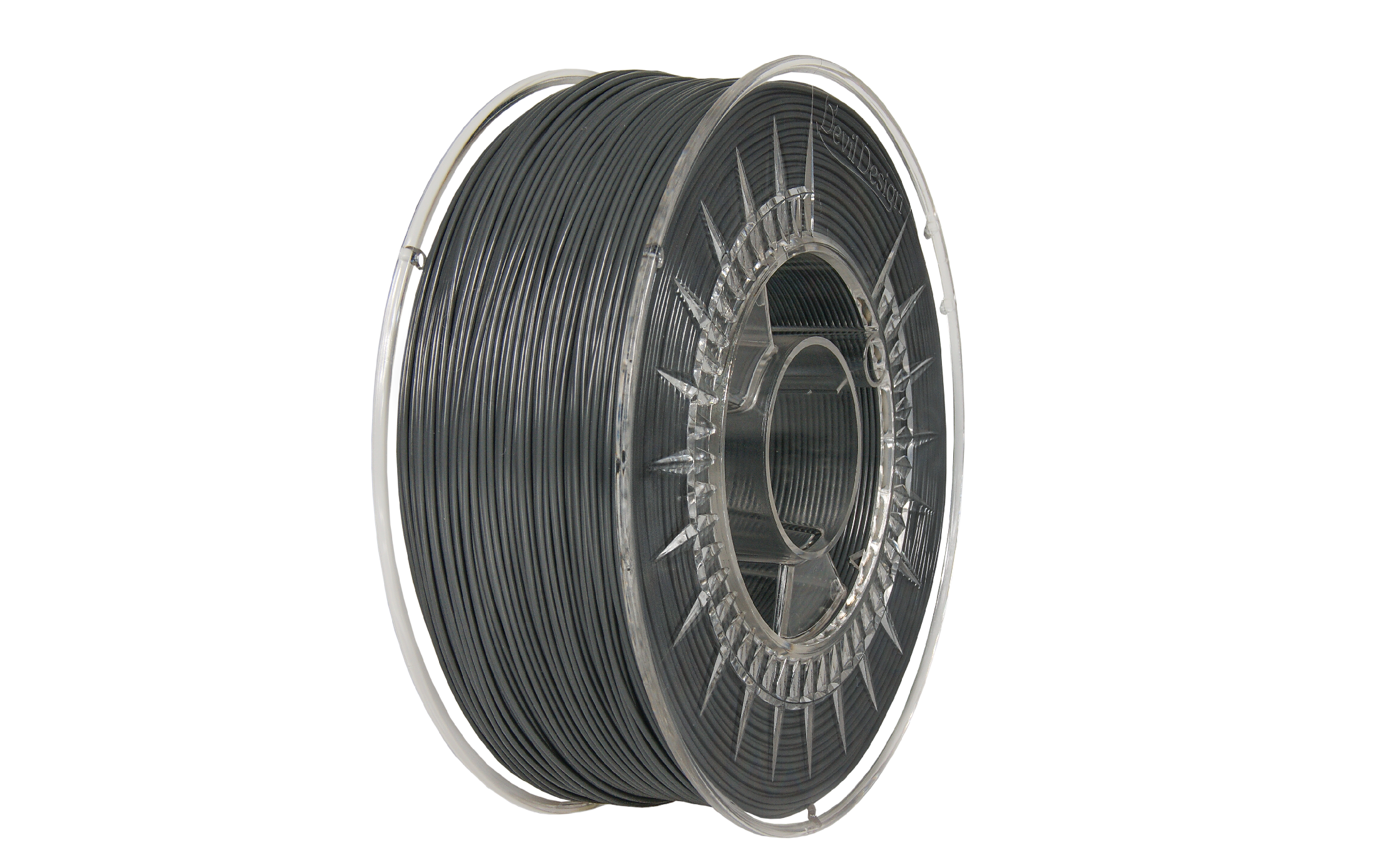 Levně ABS+ filament 1,75 mm tmavě šedý Devil Design 0,8 kg