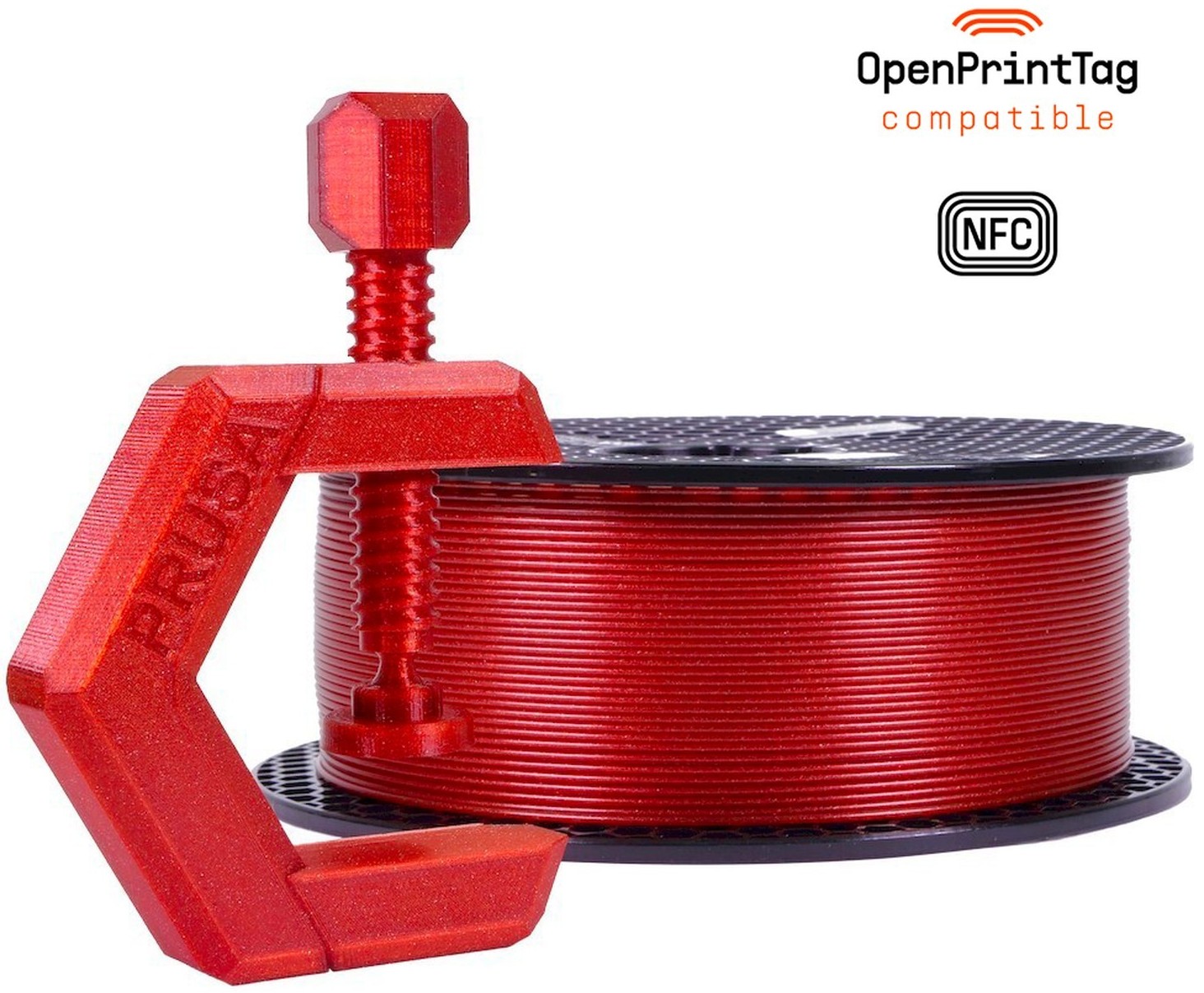 Levně Prusa Research Prusament PETG Carmine Red 1 kg (NFC)