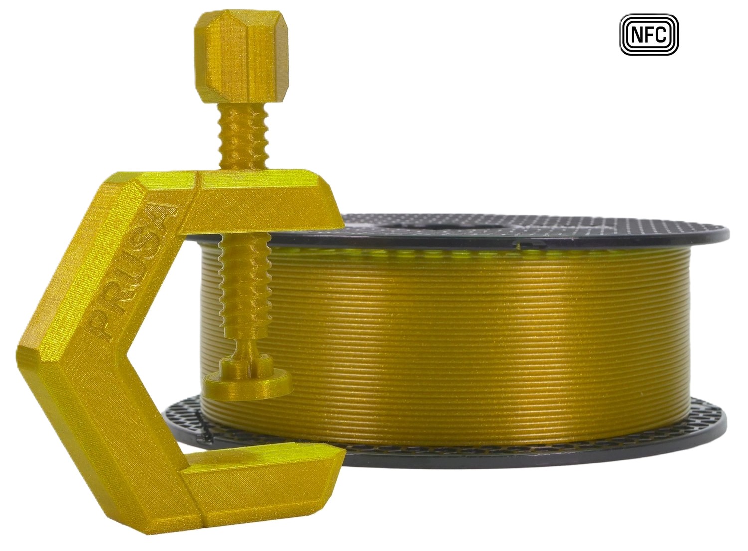Levně Prusa Research Prusament PETG Yellow Gold 1 kg (NFC)