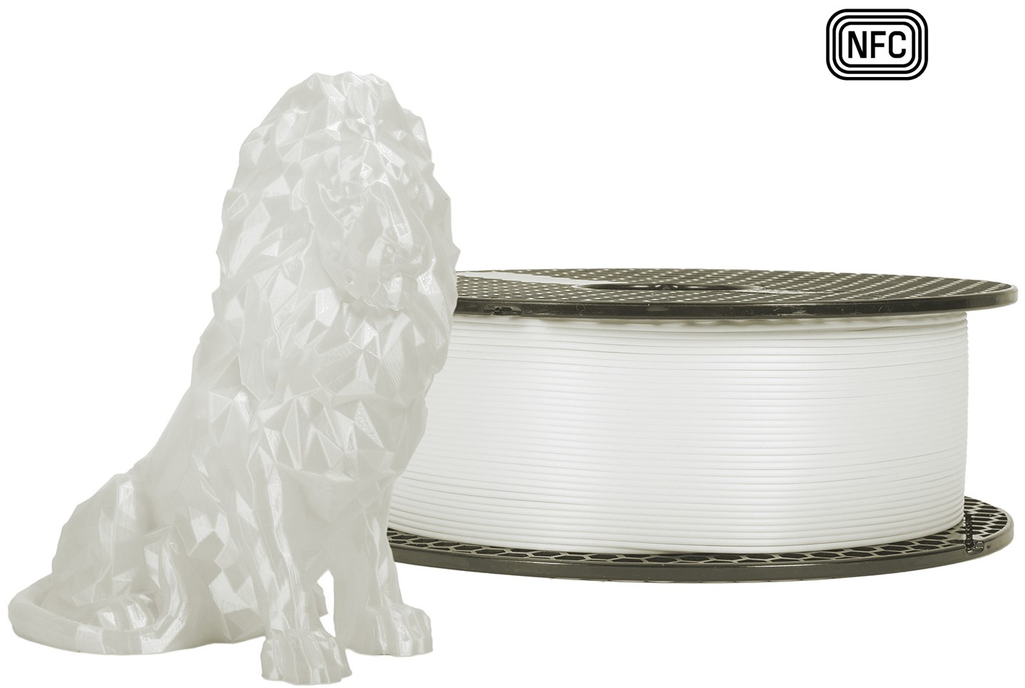 Levně Prusa Research Prusament PLA Blend Pearl White 1 kg (NFC)