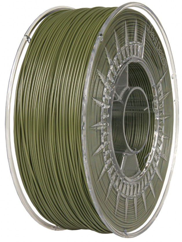 Levně ASA filament Olive Green 1,75 mm Devil Design 800 g
