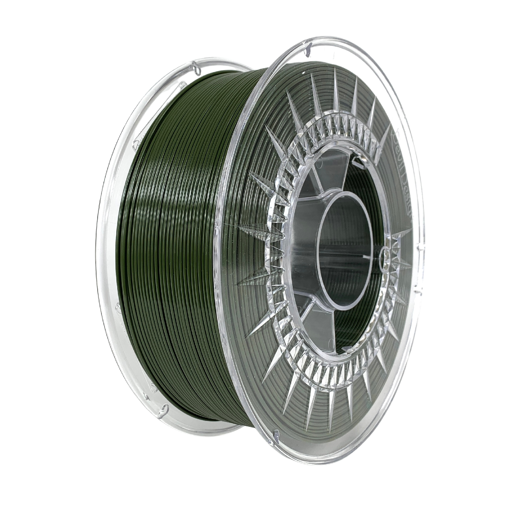 Levně PET-G filament 1,75 mm olivově army zelená Devil Design 5 kg