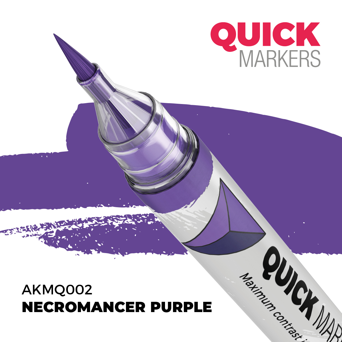 Levně AK Interactive AK QUICK MARKER akrylový fix AKMQ002 NECROMANCER PURPLE
