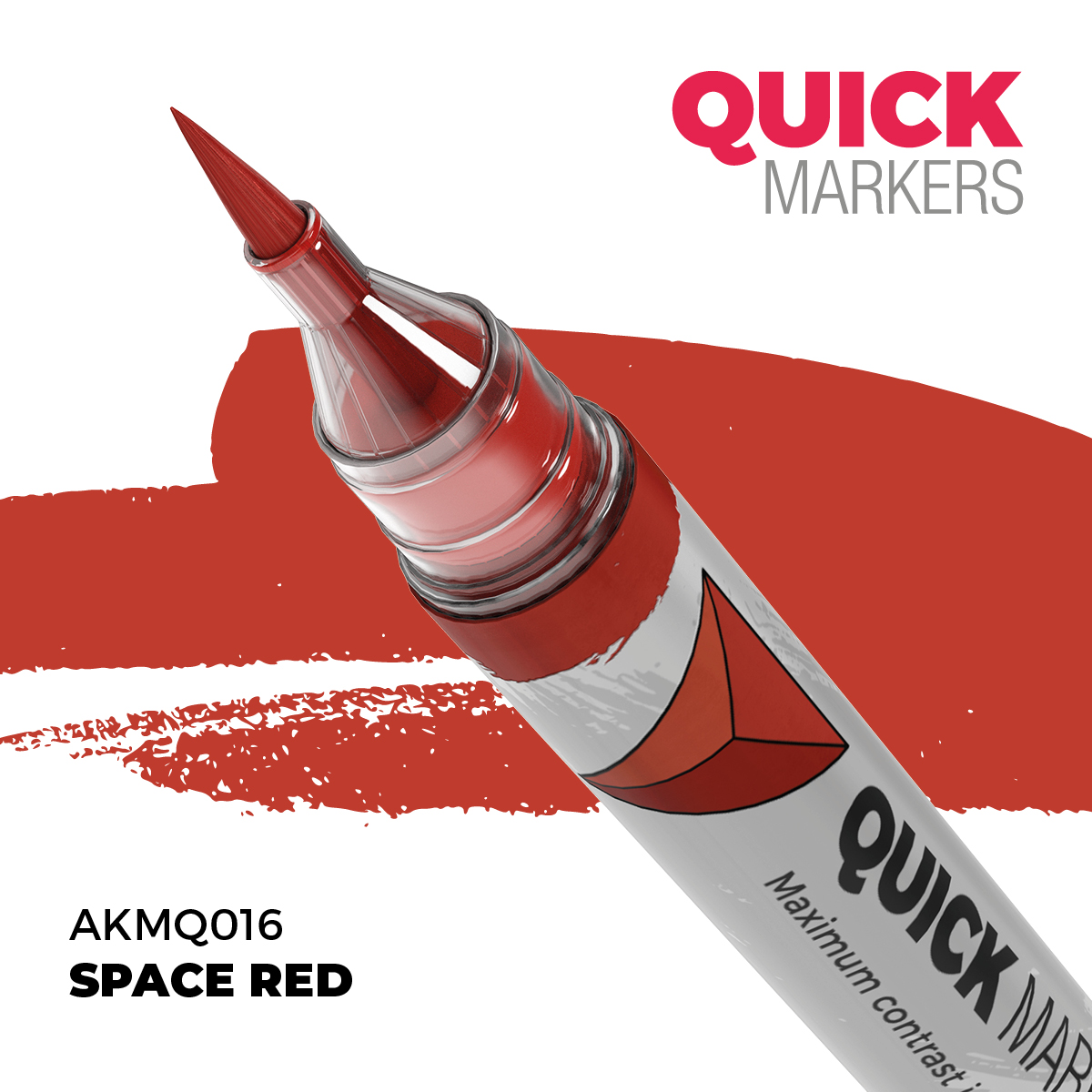 Levně AK Interactive AK QUICK MARKER akrylový fix AKMQ016 SPACE RED