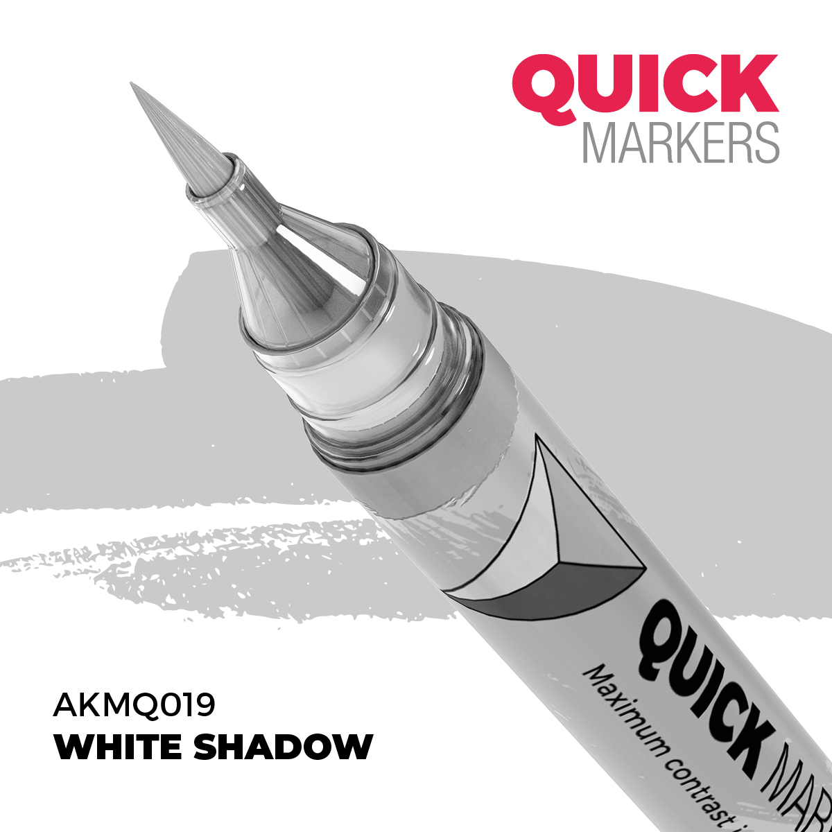 Levně AK Interactive AK QUICK MARKER akrylový fix AKMQ019 WHITE SHADOW