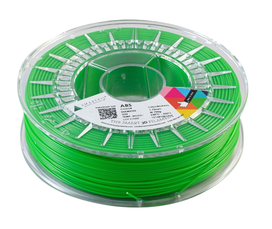 Levně ABS filament zelený Chlorofyl 2,85 mm Smartfil 1 kg