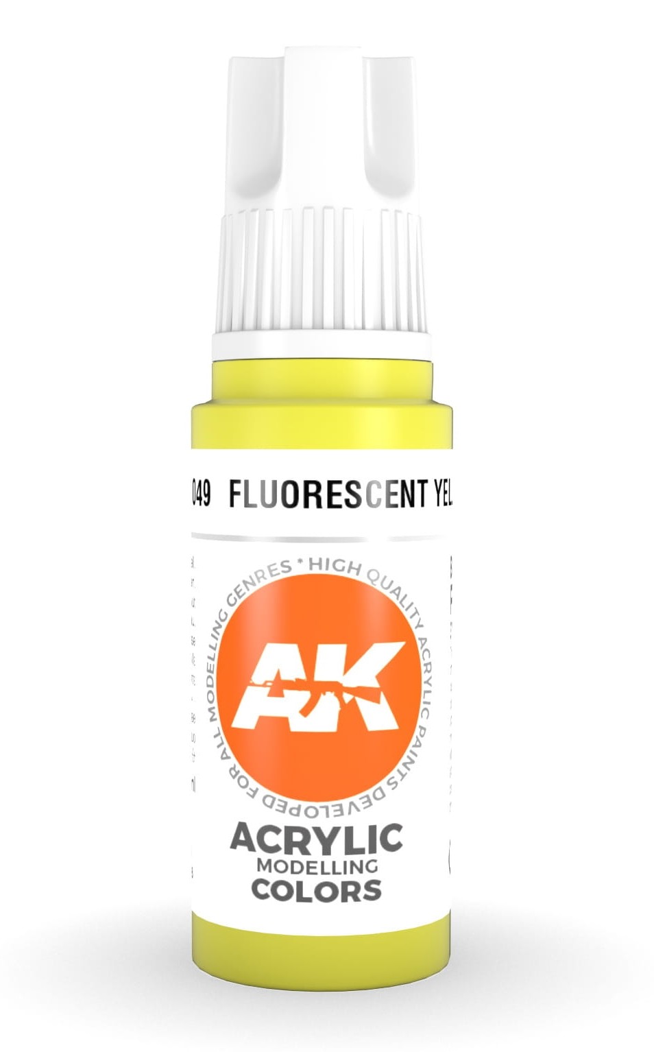 Levně AK Interactive akrylová barva 3Gen AK11049 Fluorescent Yellow 17 ml