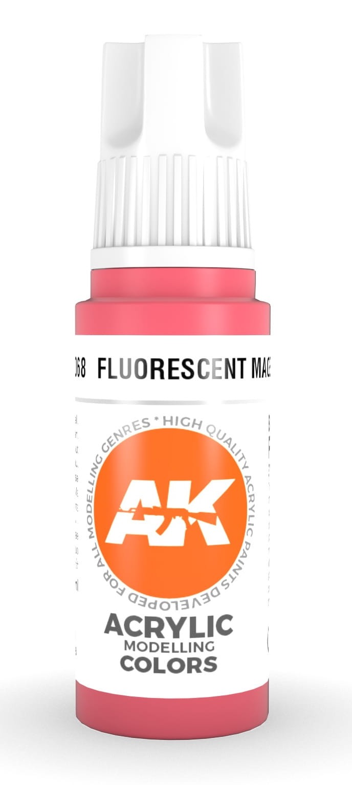 Levně AK Interactive akrylová barva 3Gen AK11068 Fluorescent Magenta 17 ml