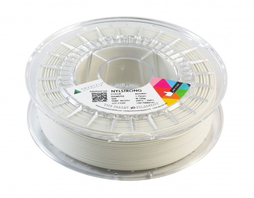 Levně NYLSTRONG filament přírodní 1,75 mm Smartfil 750 g Nylon