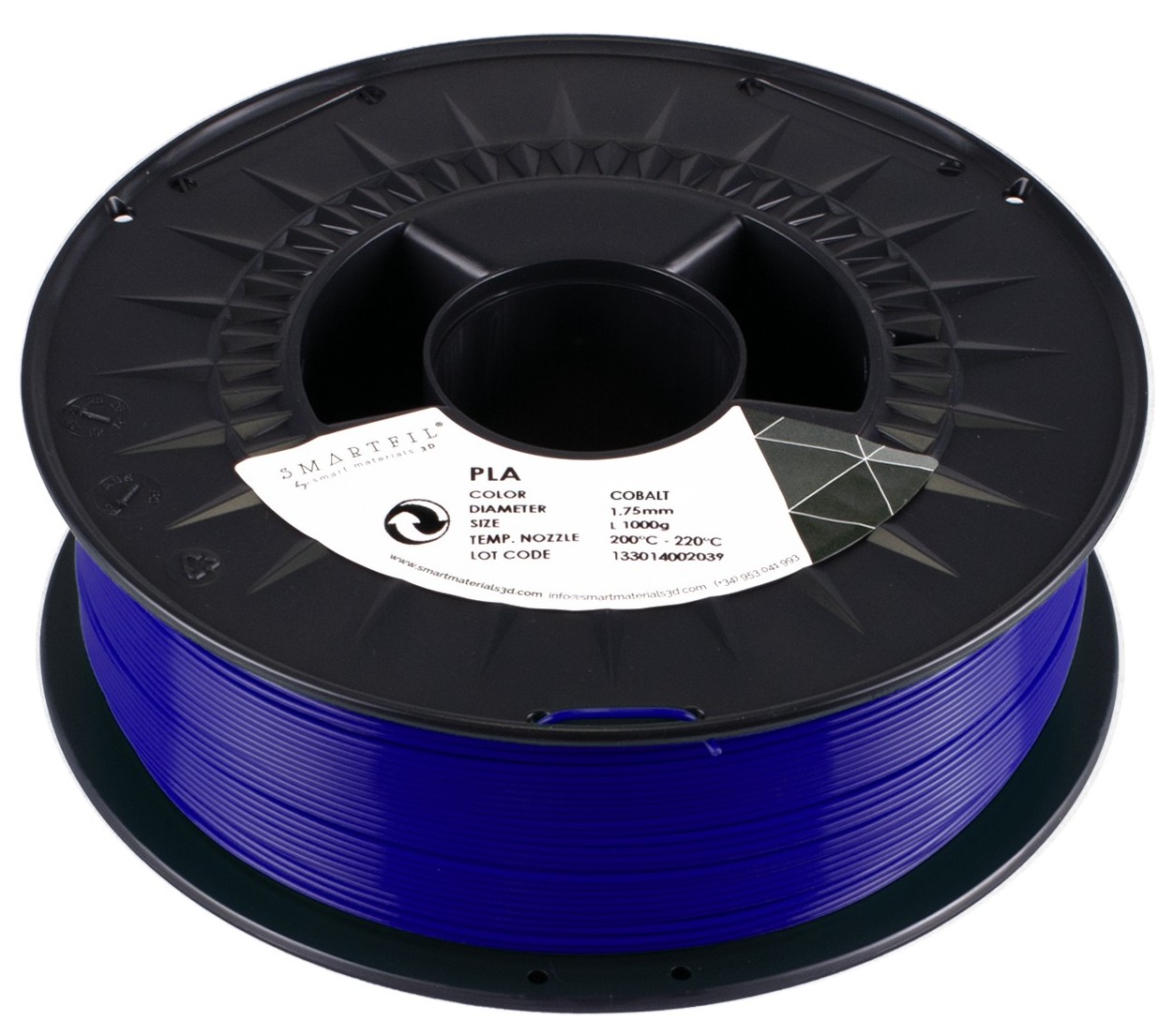 Levně PLA filament kobaltově modrý 1,75 mm Smartfil 1 kg