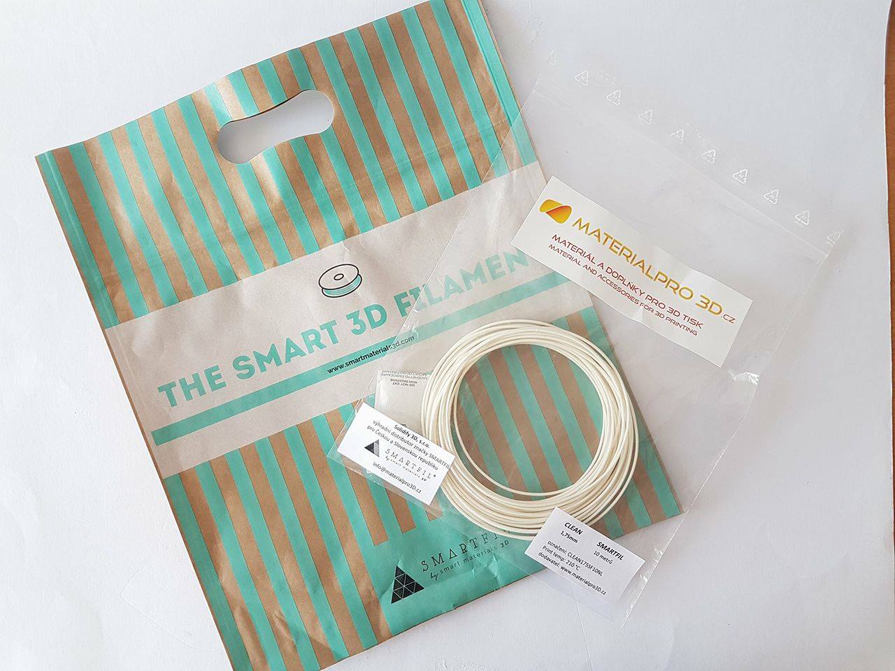 Levně Čisticí filament CLEAN Smartfil natural 1,75 mm 10 metrů