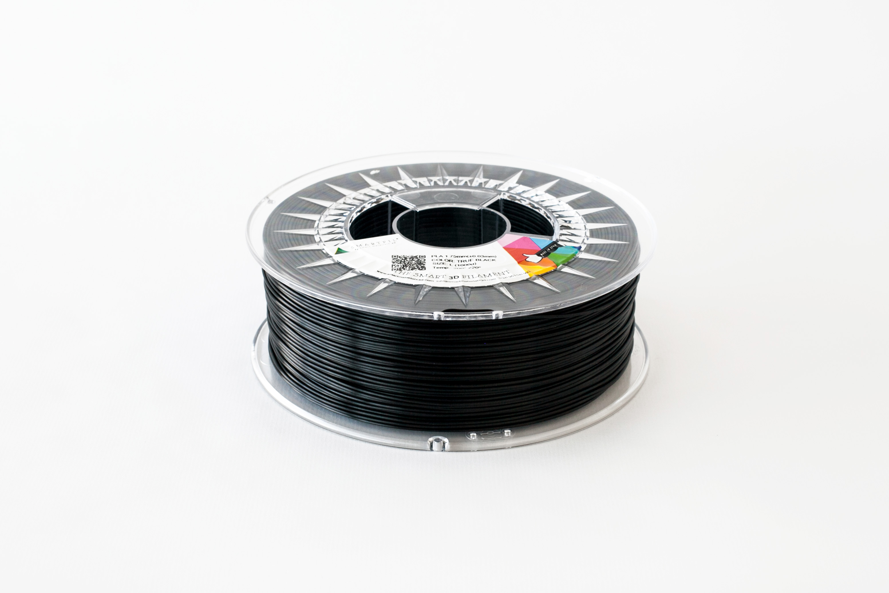 PLA filament černý 2,85 mm Smartfil 750g