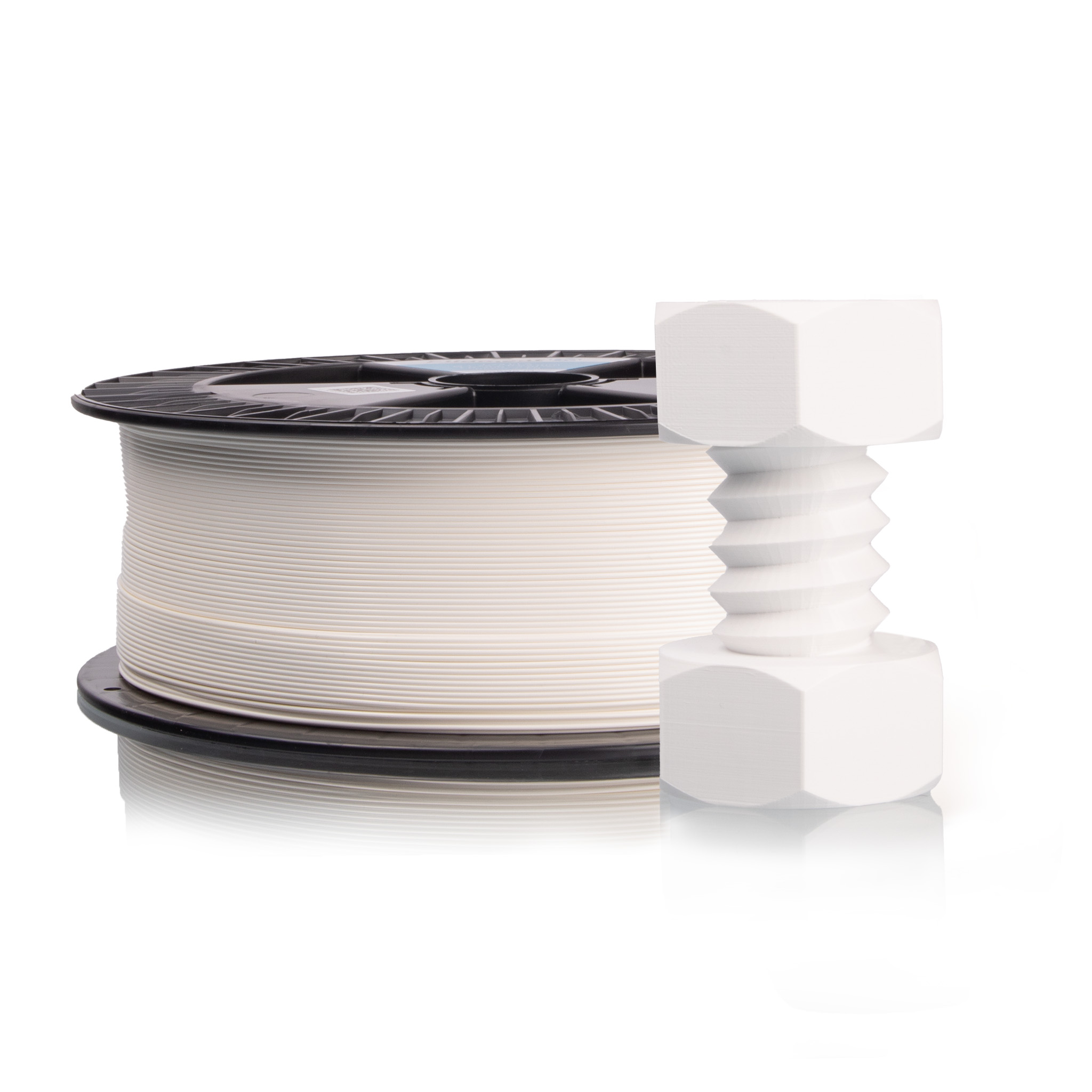 Levně Filament-PM PET-G tisková struna bílá 1,75 mm 2 kg Filament PM