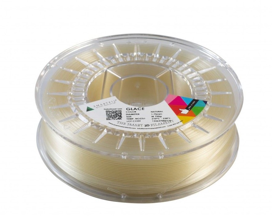 Levně GLACE filament natural průhledný 1,75 mm Smartfil 750 g