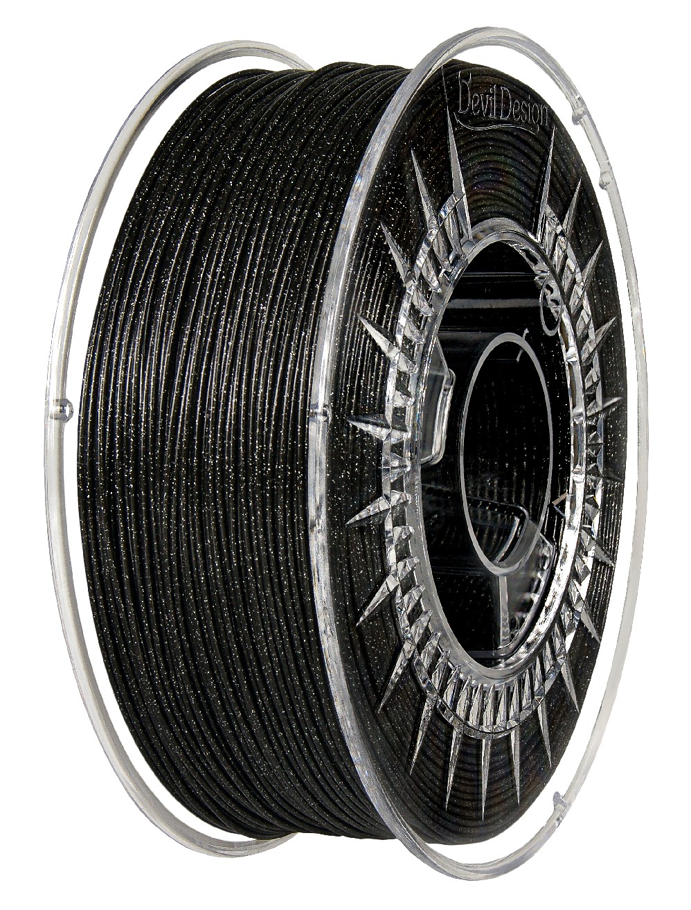 PLA filament 1,75 mm Galaxy třpytivý černý Devil Design 1 kg