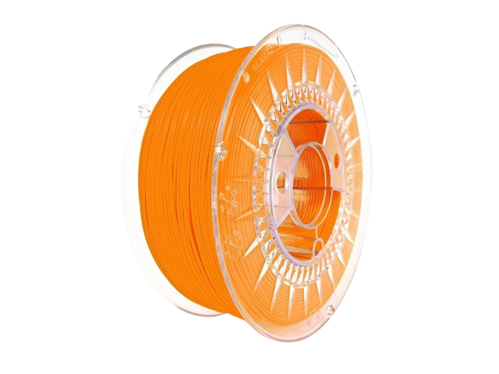 Levně PET-G filament 1,75 mm jasně oranžový Devil Design 1 kg