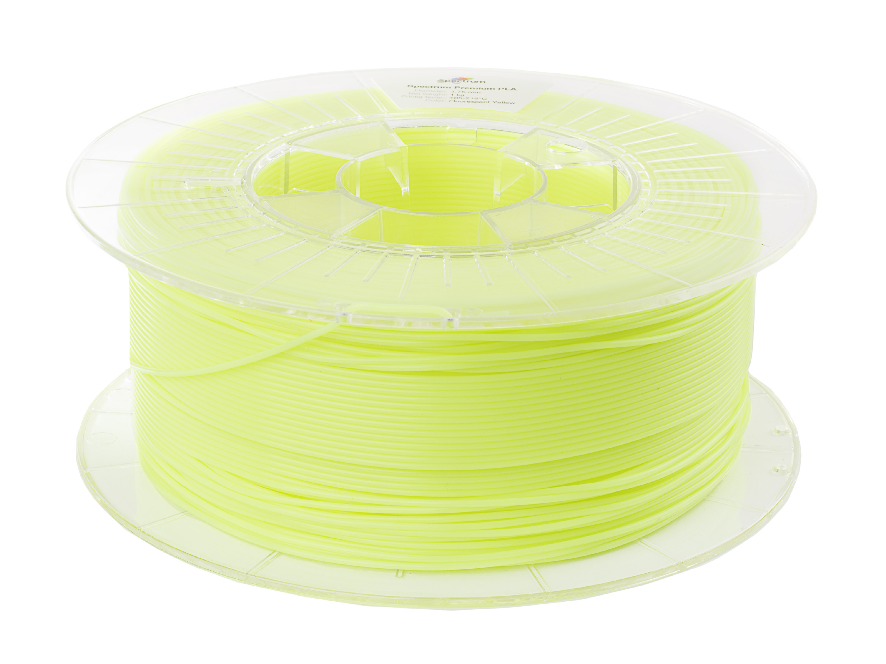 PLA filament Fluorescent Yellow 1,75 mm Spectrum 1 kg