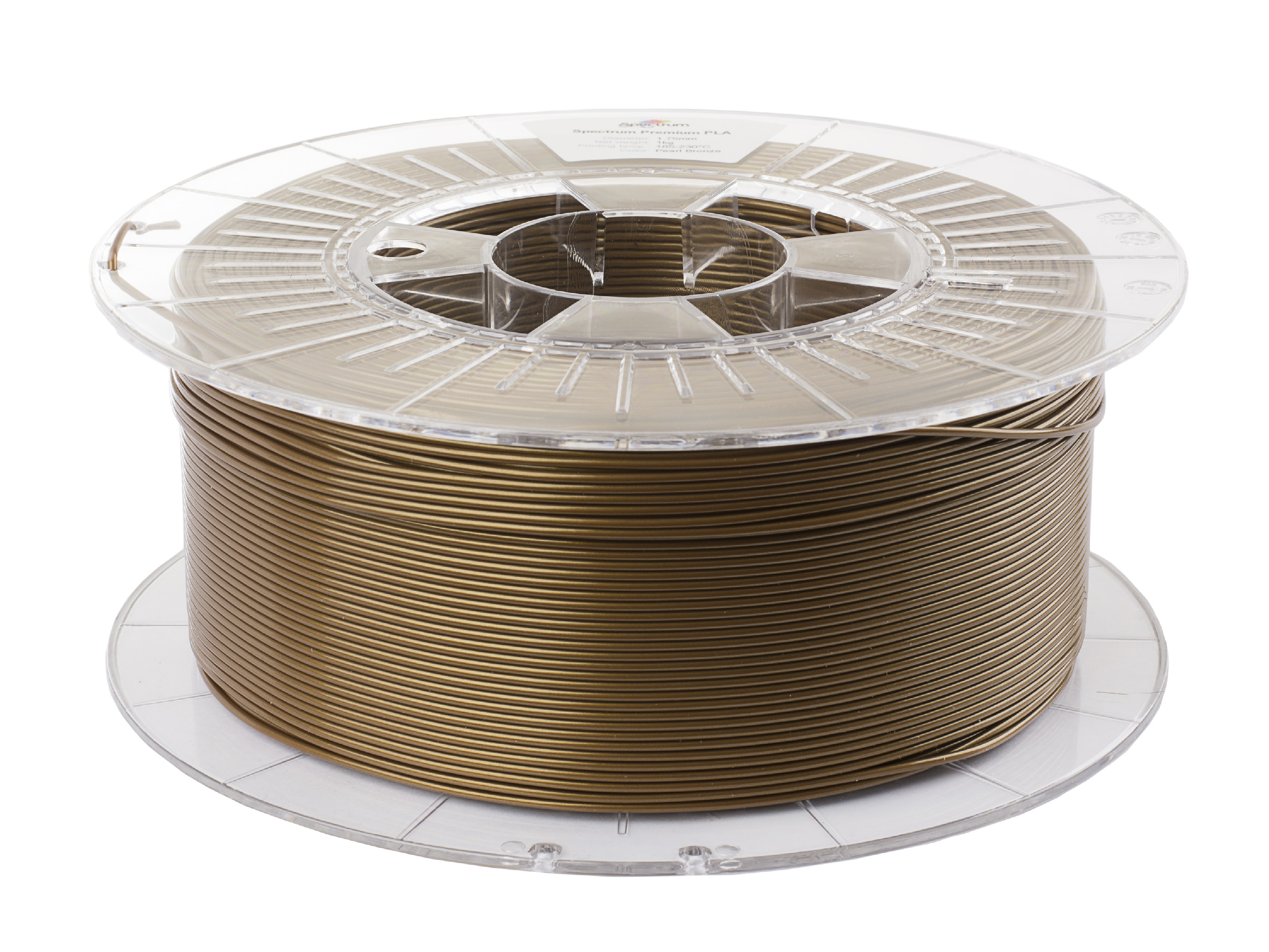 Levně PLA filament Pearl Bronze 1,75 mm Spectrum 1 kg