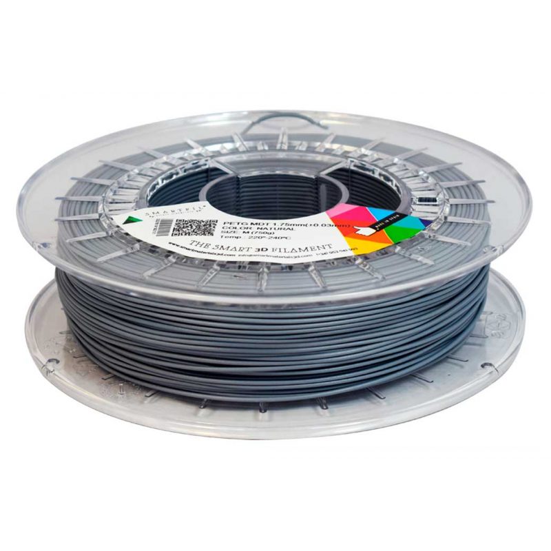 Levně PET-G Magneto filament magneticky detekovatelný šedý 1,75 mm Smartfil 750 g