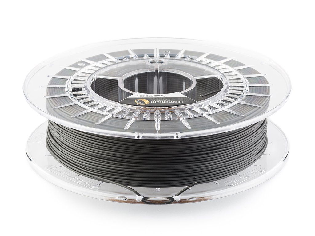Levně Flexfill TPE 90A tisková struna 1,75 mm 0,5 kg Fillamentum Traffic Black