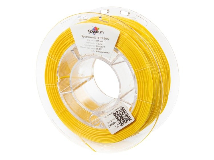 Levně S-FLEX filament 90A bahama yellow 1,75 mm Spectrum 0,25 kg