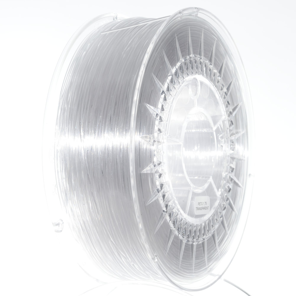 Levně PET-G filament 1,75 mm transparent Devil Design 1 kg