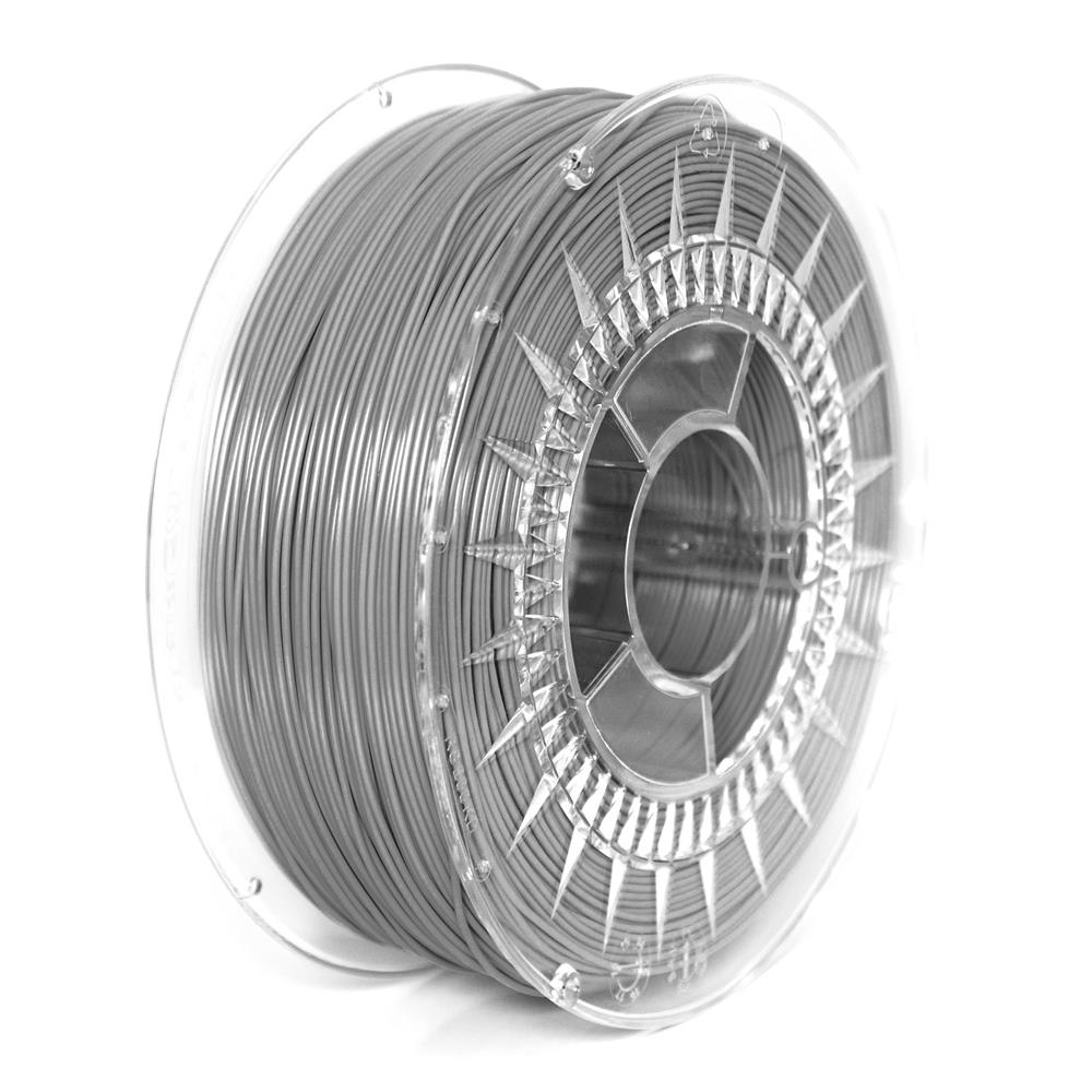 PLA filament 1,75 mm šedý Devil Design 2 kg výhodné balení