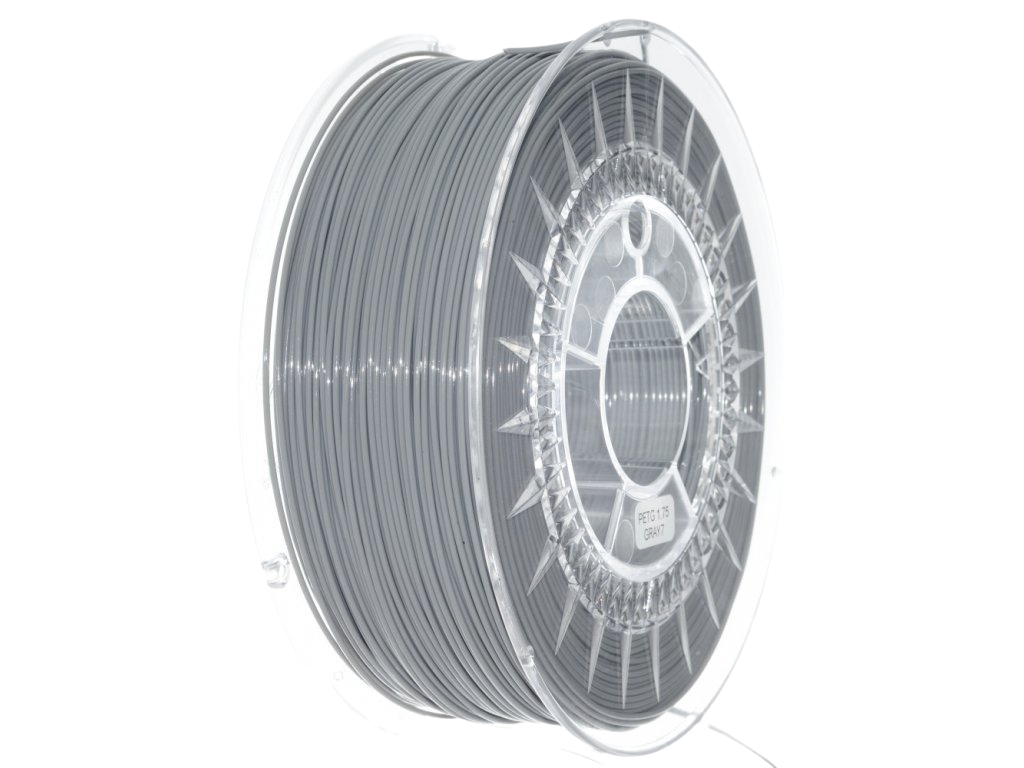 Levně PET-G filament 1,75 mm šedý Devil Design 2 kg