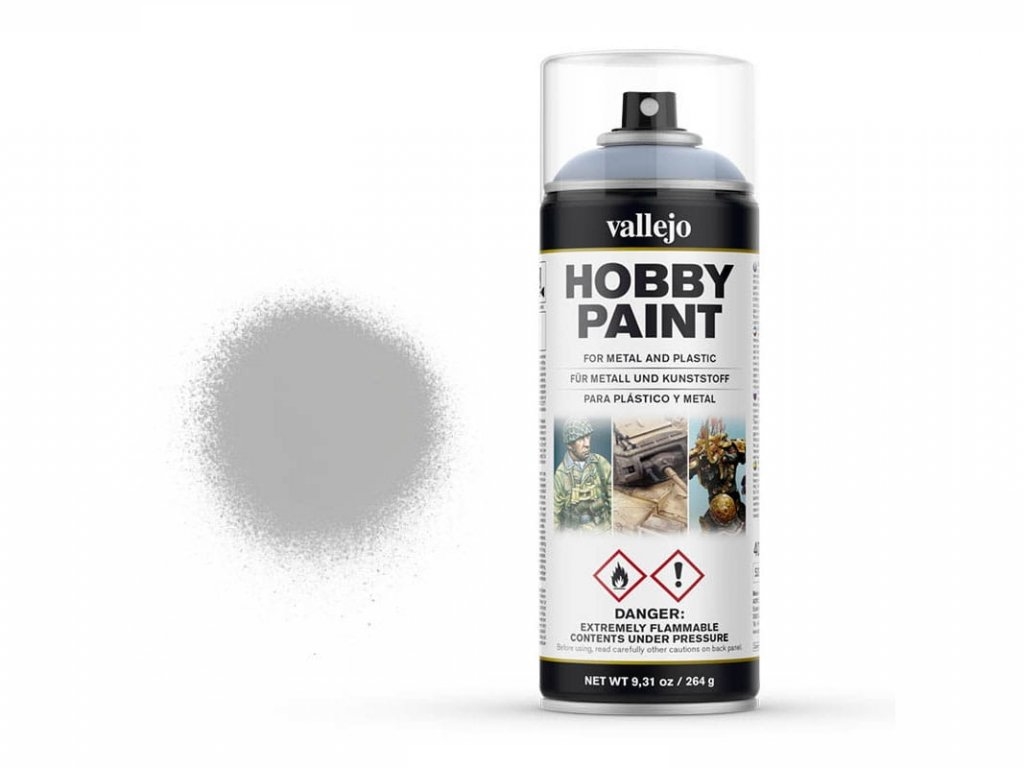 Levně Vallejo Aerosol 28011 Grey Primer Spray 400 ml