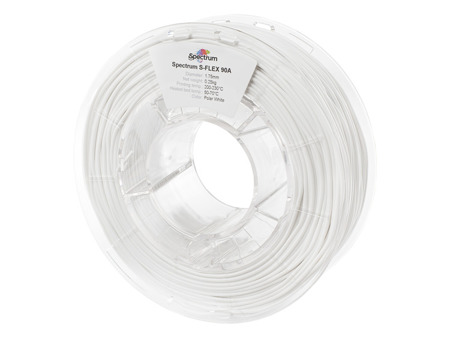 Levně S-FLEX filament 90A polar white 1,75 mm Spectrum 0,5 kg