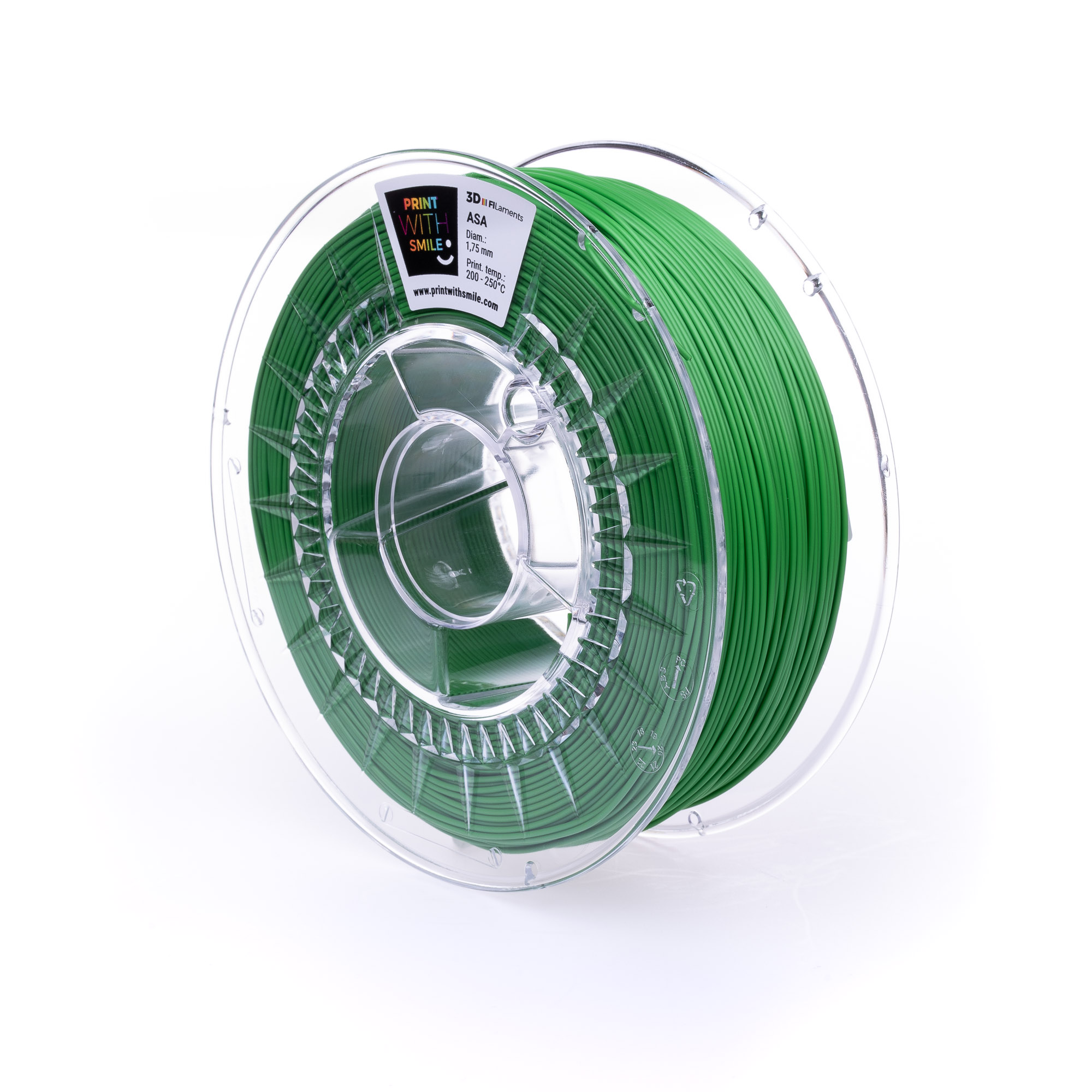 Levně ASA filament yellow green 1,75 mm Print With Smile 0,85 kg
