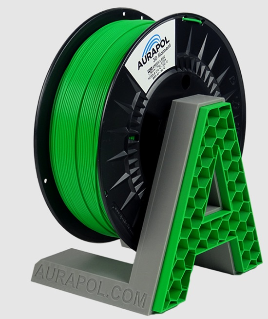 Levně PLA filament zelený L-EGO 1,75 mm Aurapol 1 kg