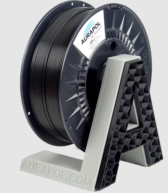 Levně PLA filament černý 1,75 mm Aurapol 1 kg