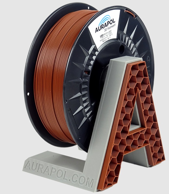 Levně PLA filament hnědý L-EGO 1,75 mm Aurapol 1 kg