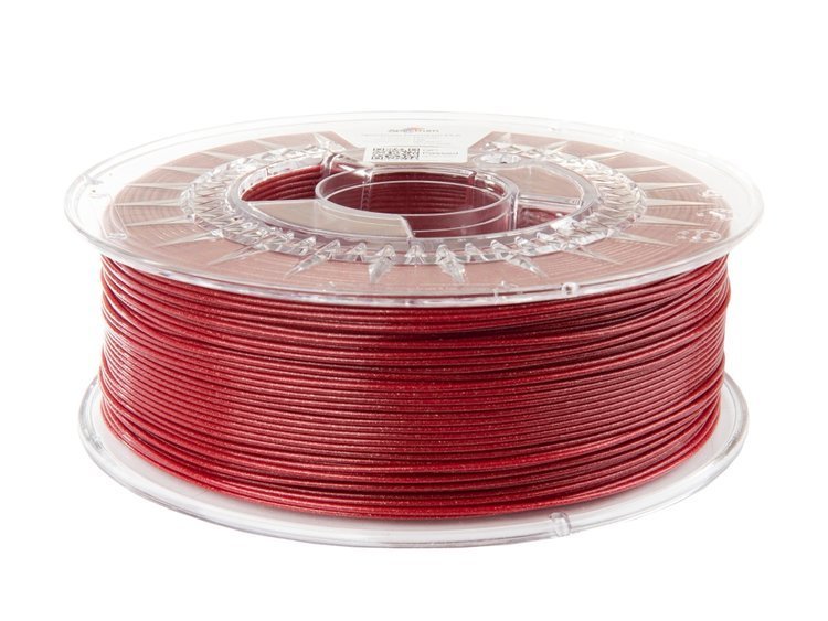 PLA filament Sparkle Red 1,75 mm Spectrum 0,5 kg