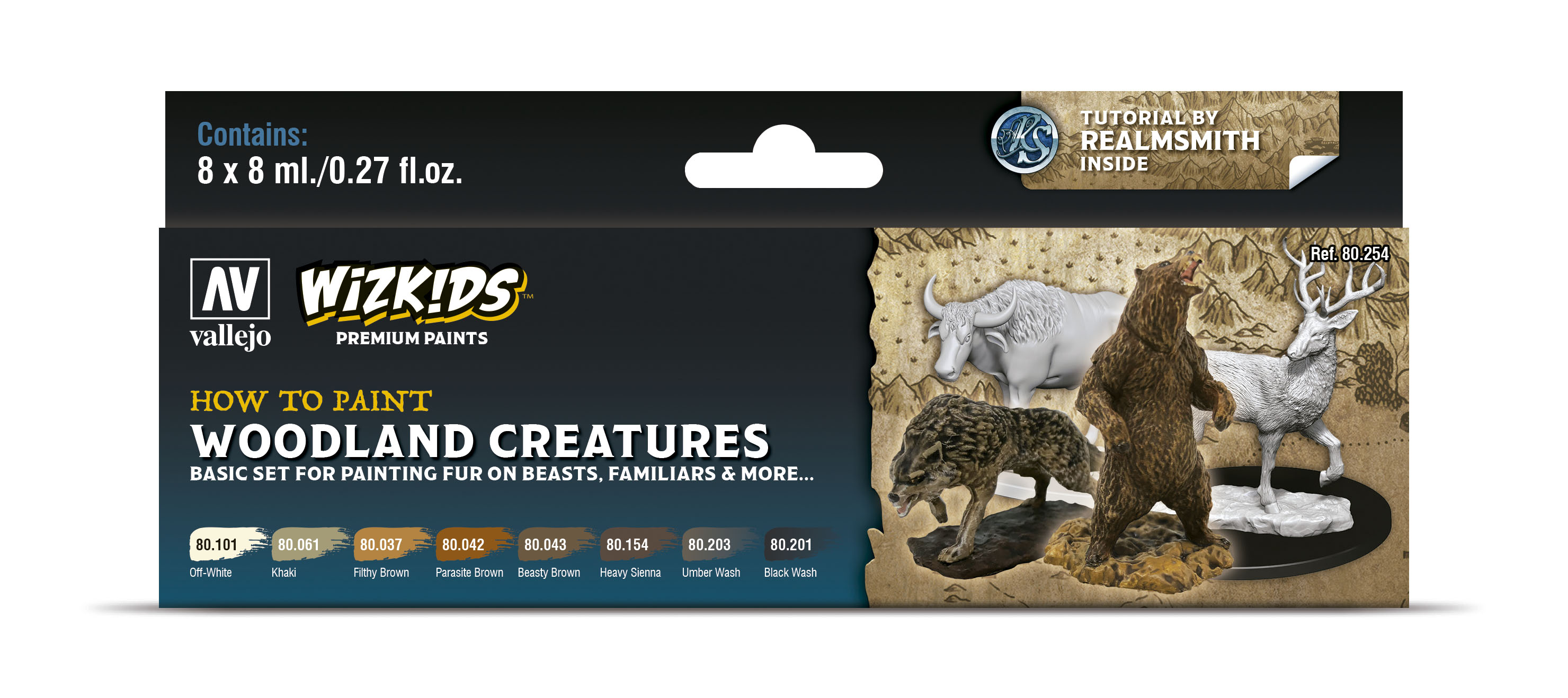 Levně Vallejo Wizkids Premium Set 80254 Woodland Creatures (8)